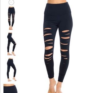 Onzie high rise midi shred legging